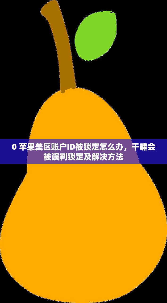 0 苹果美区账户ID被锁定怎么办，干嘛会被误判锁定及解决方法