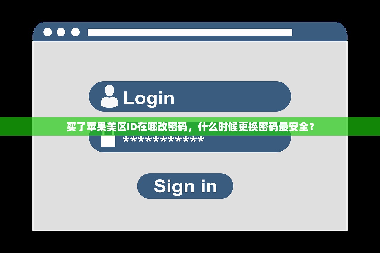 买了苹果美区ID在哪改密码,什么时候更换密码最安全?