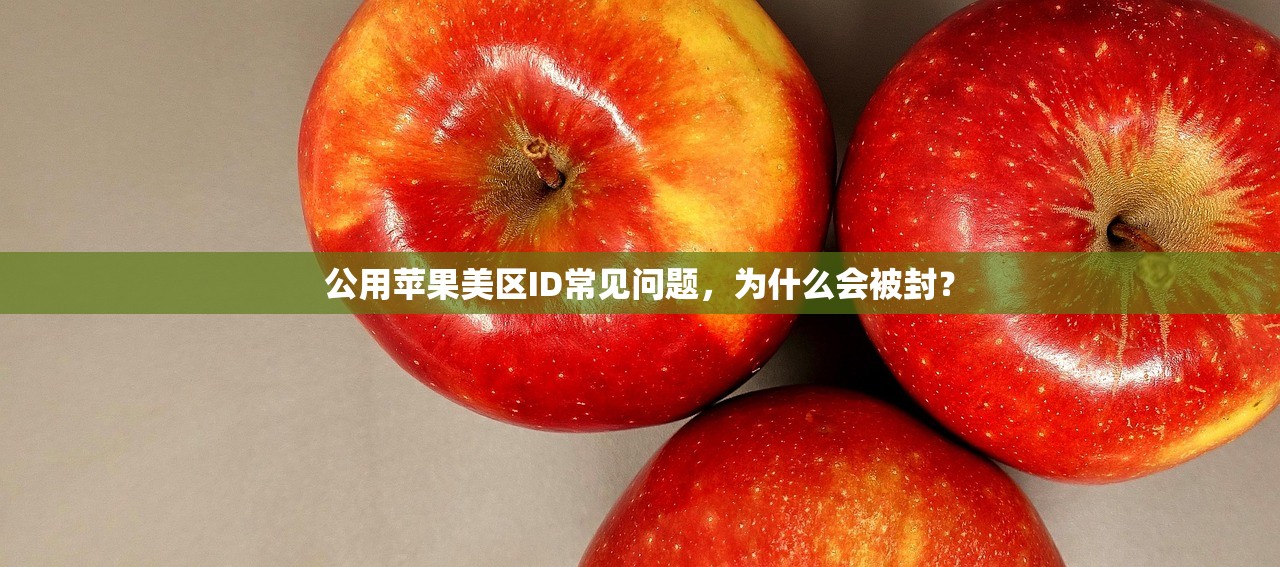公用苹果美区ID常见问题，为什么会被封？