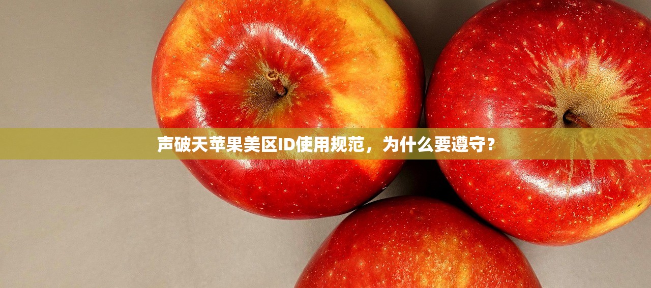 声破天苹果美区ID使用规范,为什么要遵守?