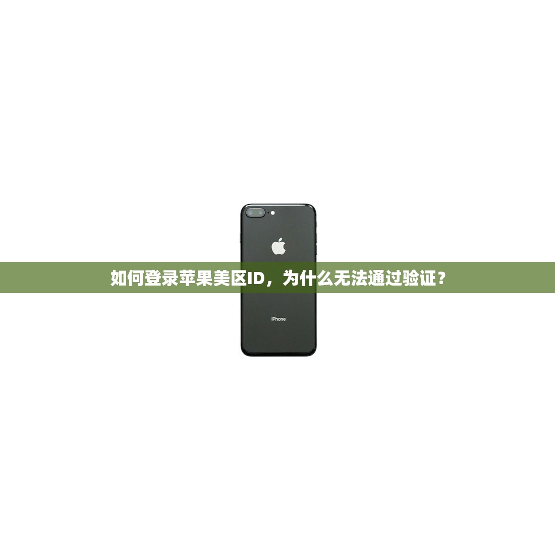 如何登录苹果美区ID，为什么无法通过验证？