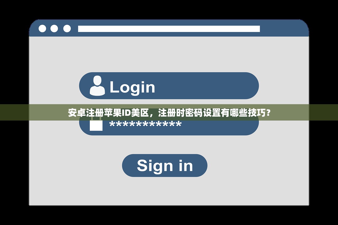 安卓注册苹果ID美区，注册时密码设置有哪些技巧？