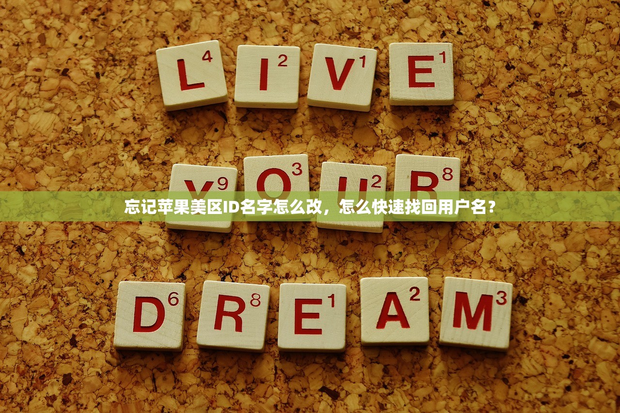 忘记苹果美区ID名字怎么改,怎么快速找回用户名?