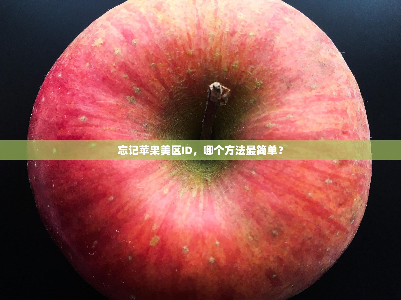 忘记苹果美区ID，哪个方法最简单？