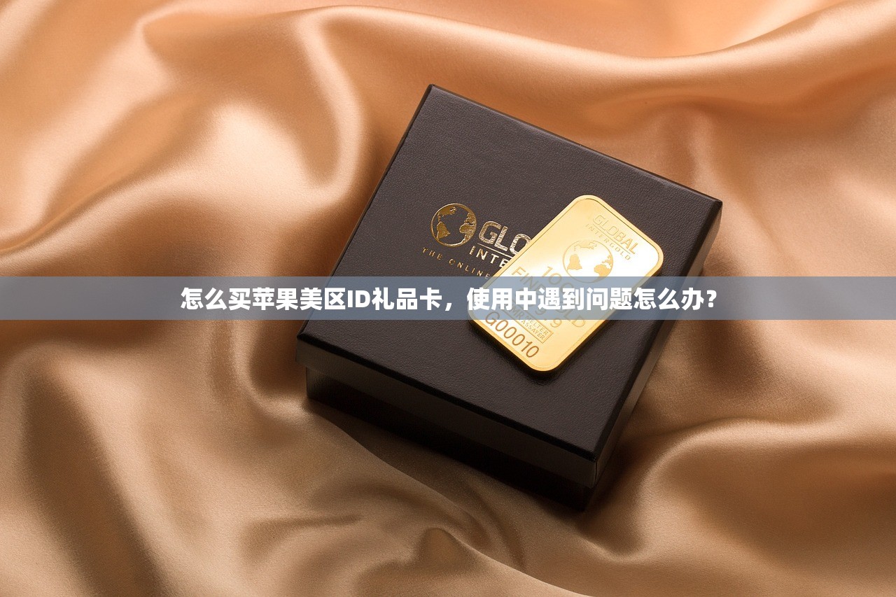 怎么买苹果美区ID礼品卡,使用中遇到问题怎么办?
