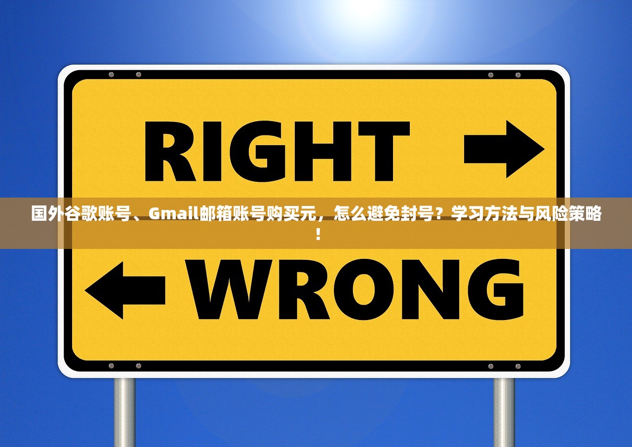 国外谷歌账号、Gmail邮箱账号购买元,怎么避免封号?学习方法与风险策略!