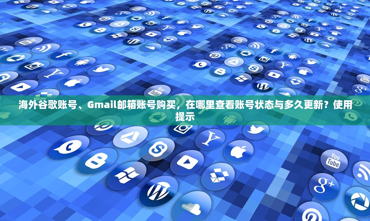 海外谷歌账号、Gmail邮箱账号购买,在哪里查看账号状态与多久更新?使用提示
