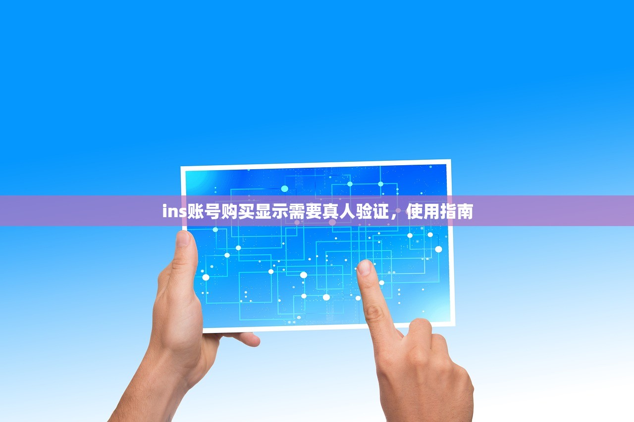 ins账号购买显示需要真人验证，使用指南