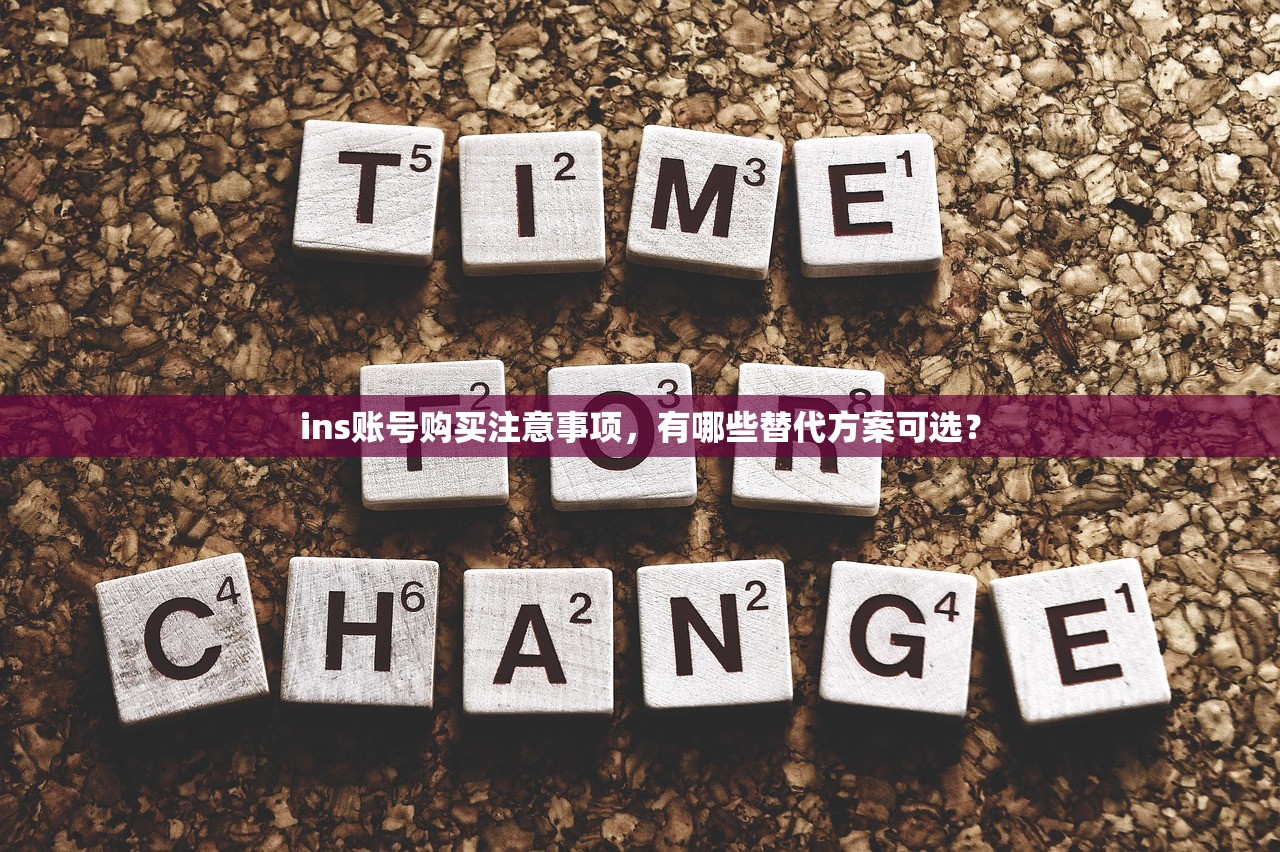 ins账号购买注意事项，有哪些替代方案可选？