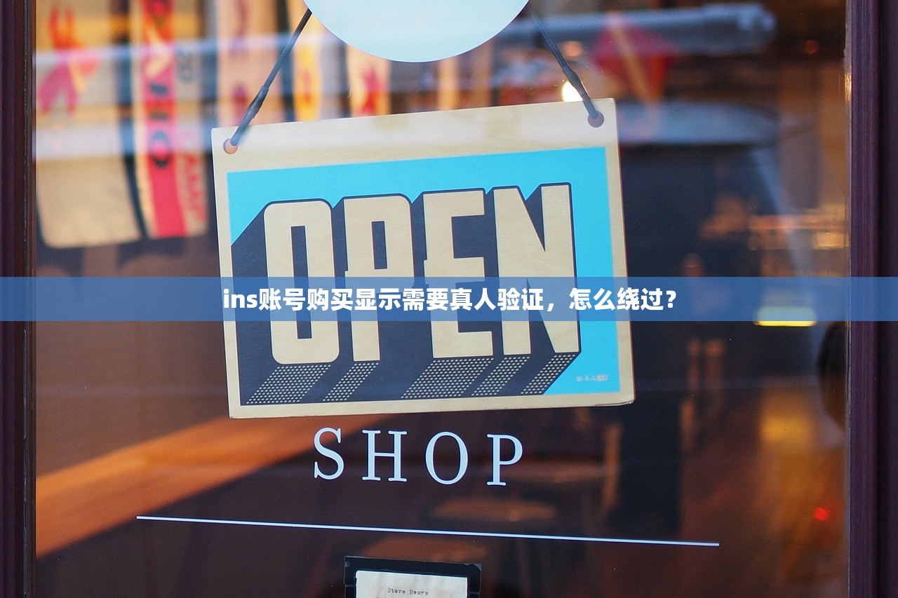 ins账号购买显示需要真人验证，怎么绕过？