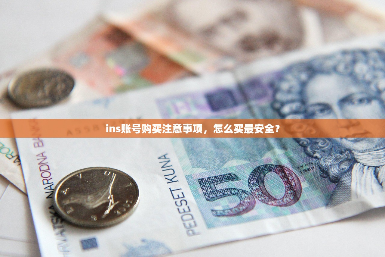 ins账号购买注意事项,怎么买最安全?