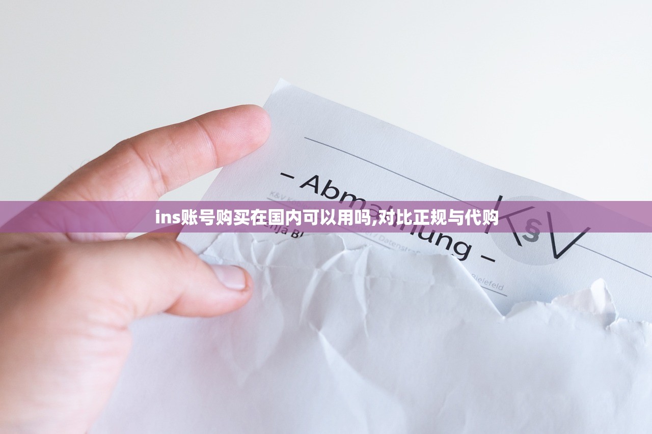 ins账号购买在国内可以用吗,对比正规与代购
