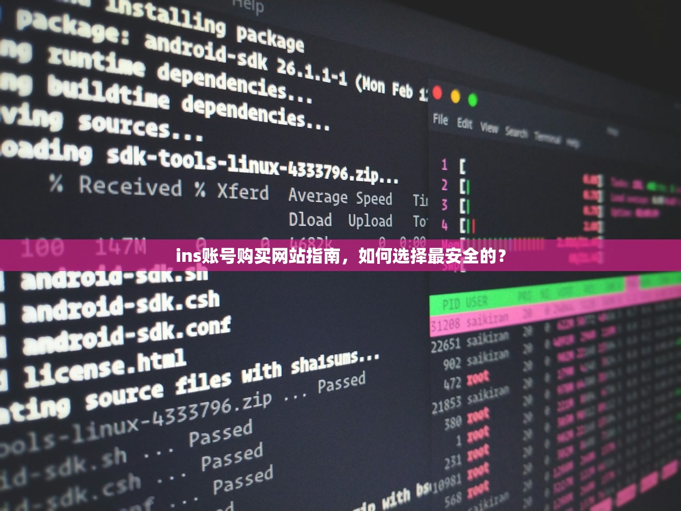 ins账号购买网站指南，如何选择最安全的？