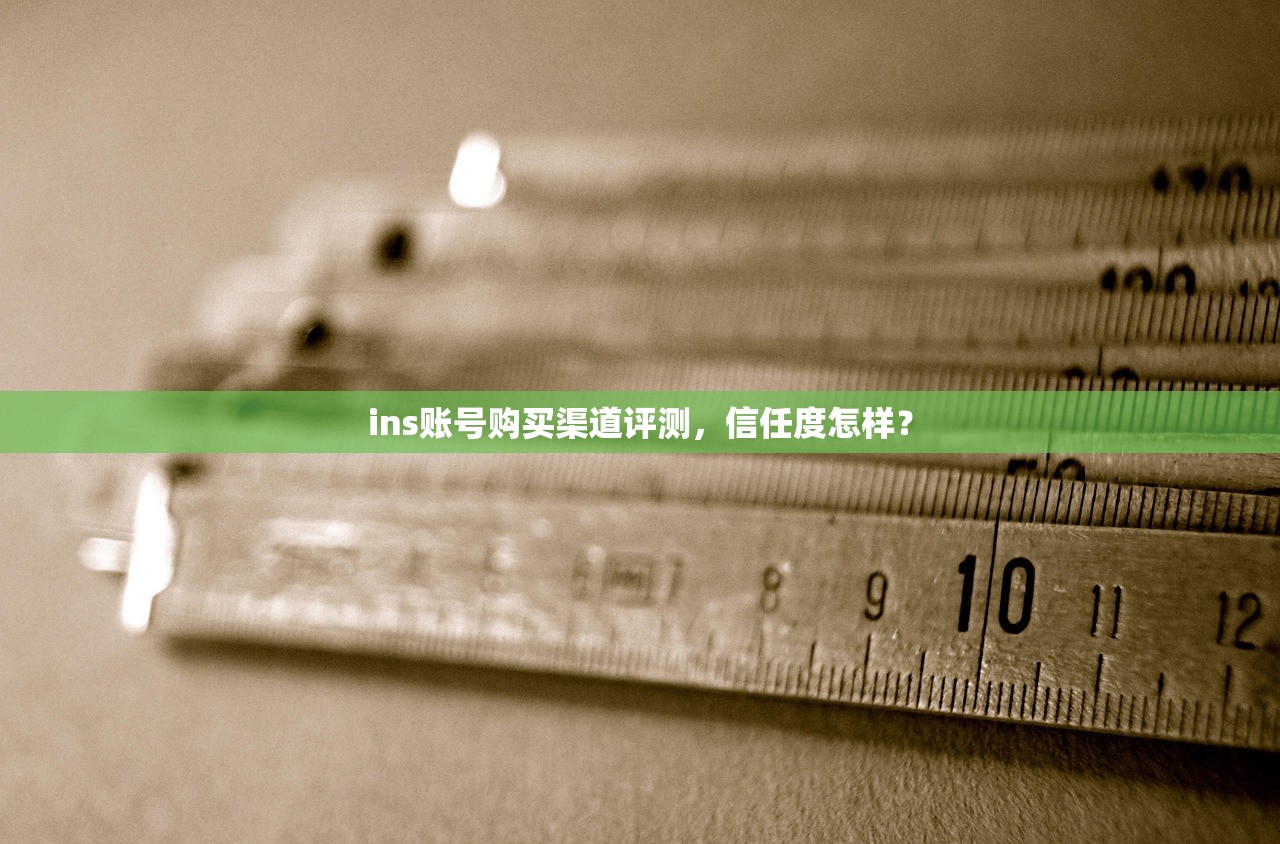 ins账号购买渠道评测，信任度怎样？