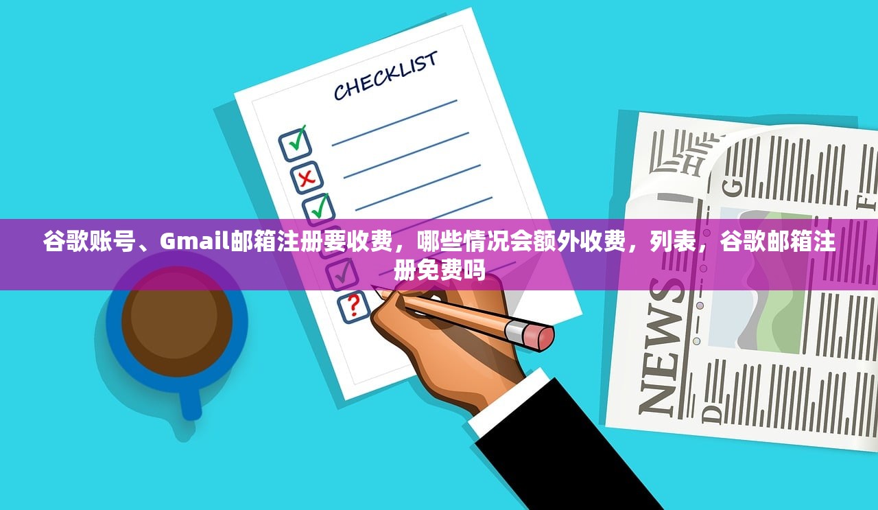谷歌账号、Gmail邮箱注册要收费，哪些情况会额外收费，列表，谷歌邮箱注册免费吗