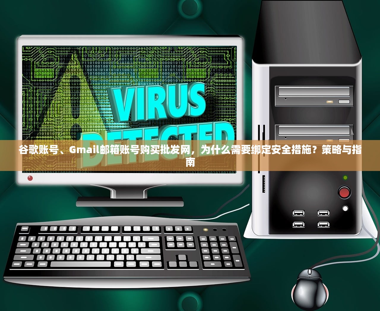 谷歌账号、Gmail邮箱账号购买批发网,为什么需要绑定安全措施?策略与指南