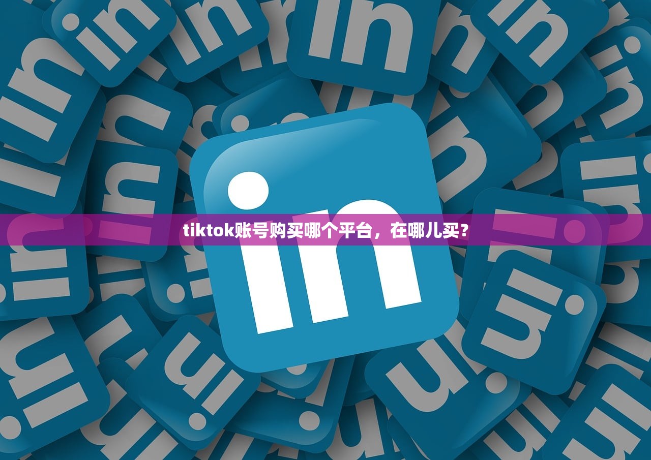 tiktok账号购买哪个平台，在哪儿买？