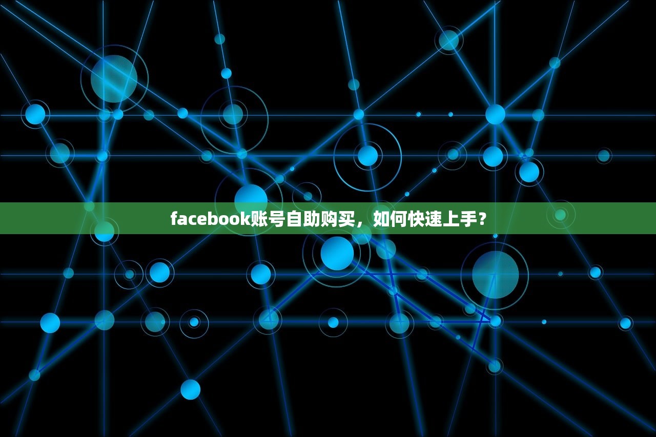 facebook账号自助购买，如何快速上手？