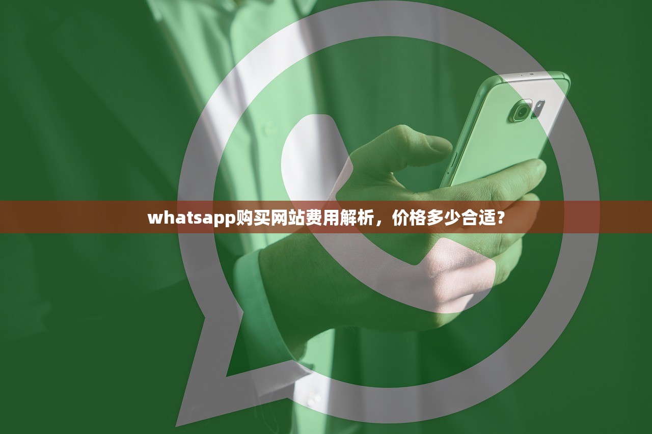 whatsapp购买网站费用解析,价格多少合适?