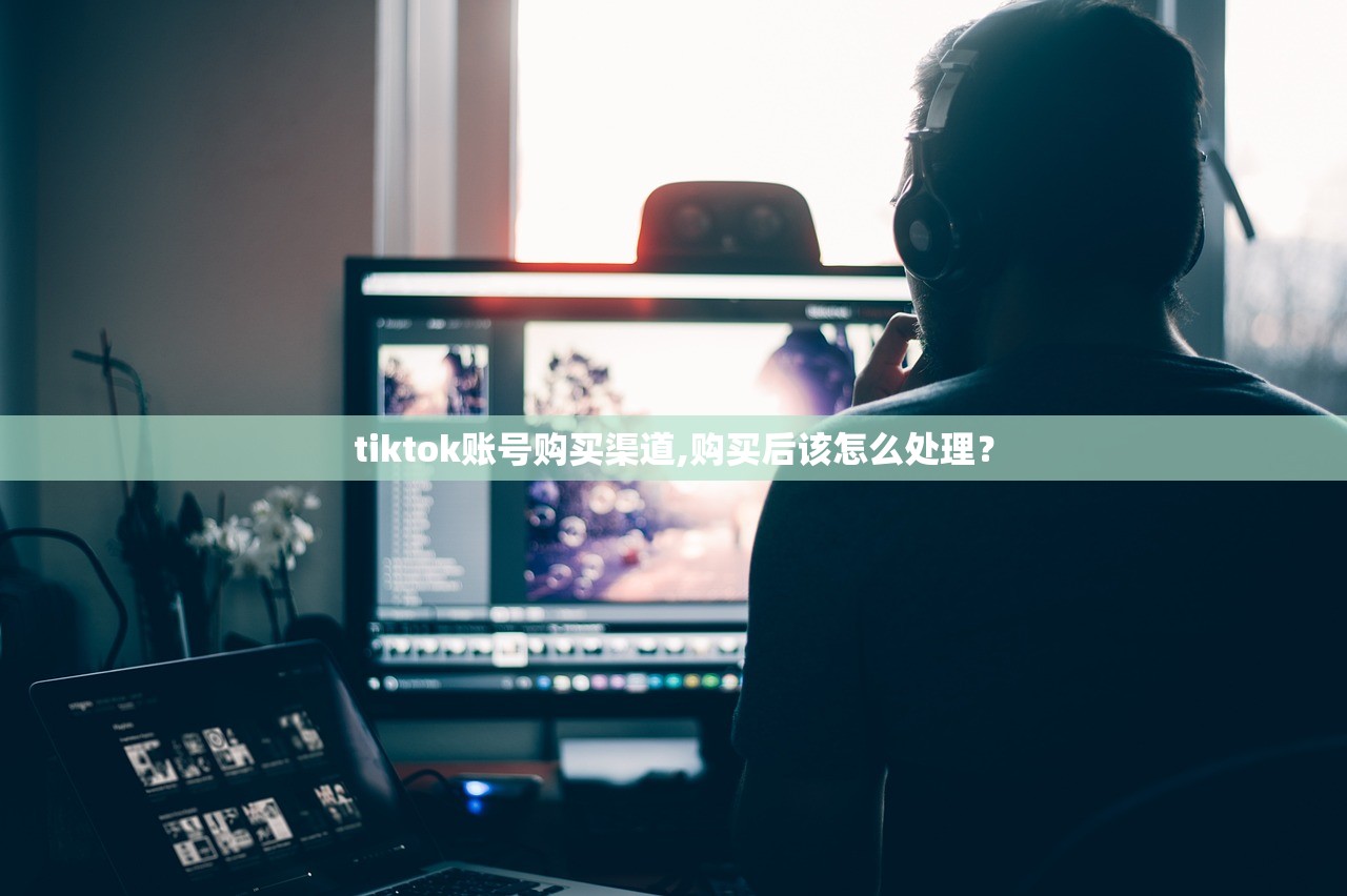 tiktok账号购买渠道,购买后该怎么处理?