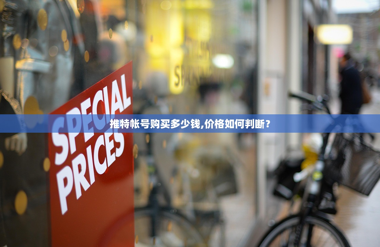 推特帐号购买多少钱,价格如何判断?