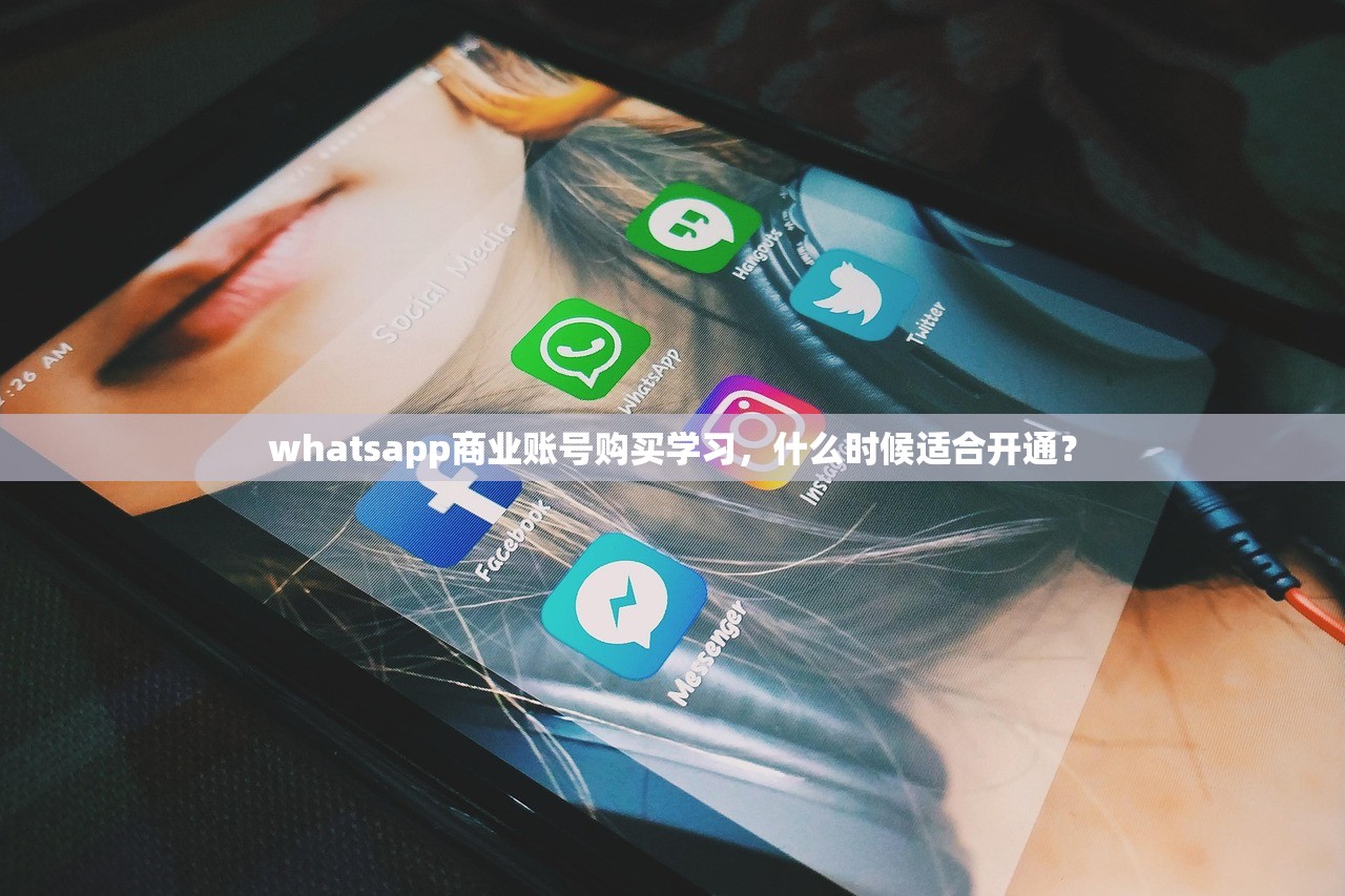 whatsapp商业账号购买学习,什么时候适合开通?