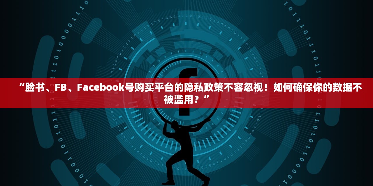 “脸书、FB、Facebook号购买平台的隐私政策不容忽视!如何确保你的数据不被滥用?”